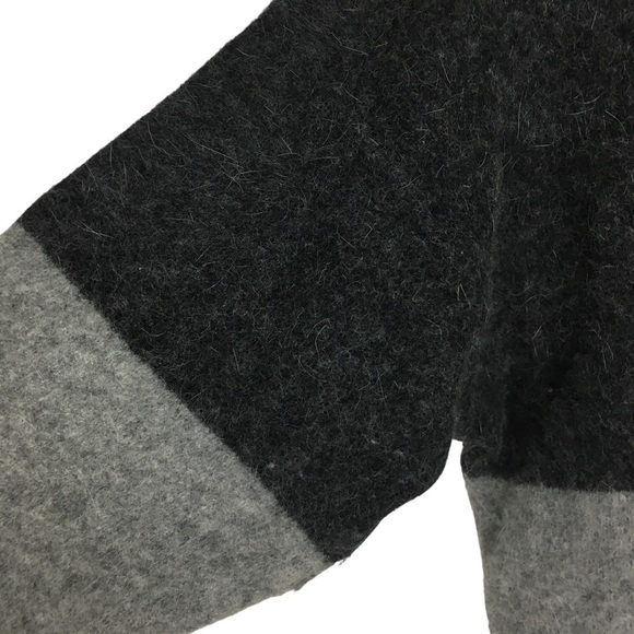 MODA INTL Vintage Lambswool Angora Rabbit Hair Sweater Stripe 90s Size Medium - Picture 6 of 9